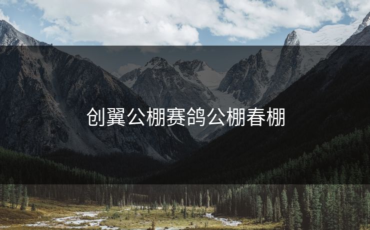 创翼公棚赛鸽公棚春棚